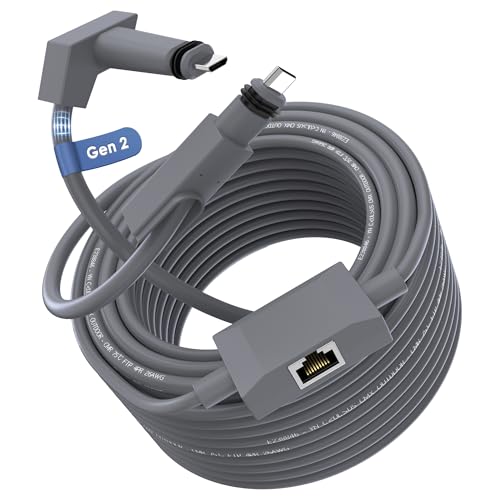 Dbilida Starlink Gen 2 Cable with Ethernet Adapter 50 FT, CMX CMR Rated 26AWG Starlink Replacement Cable, Starlink Extension Ethernet Cable with RJ45 Port - Image 1