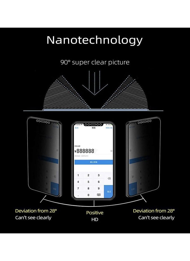 Generic - Nano Privacy Screen protector compatible with Samsung Galaxy S8 Screen Protector Tempered Glass [Anti-Glare][HD Full Coverage][Easy Installation][Scratch Resistant][9H Hardness] - Image 1
