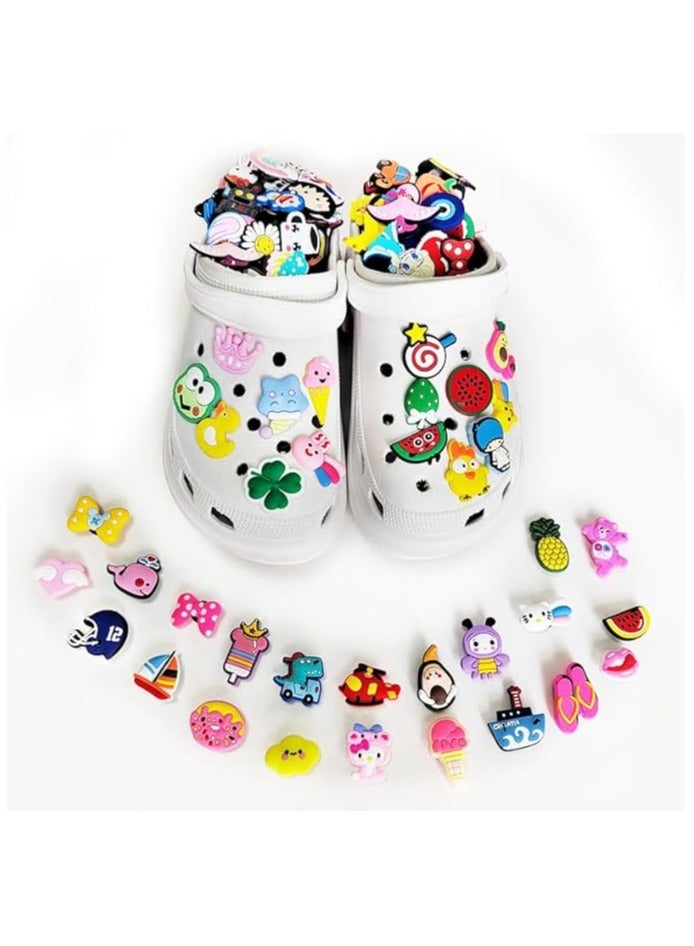 100 pcs Random Different Shoe Charms Decoration, Shoe Charms for Kids Teens Adults,Shoes charms for Boys Girls, Birthday Party Gifts  - Image 3