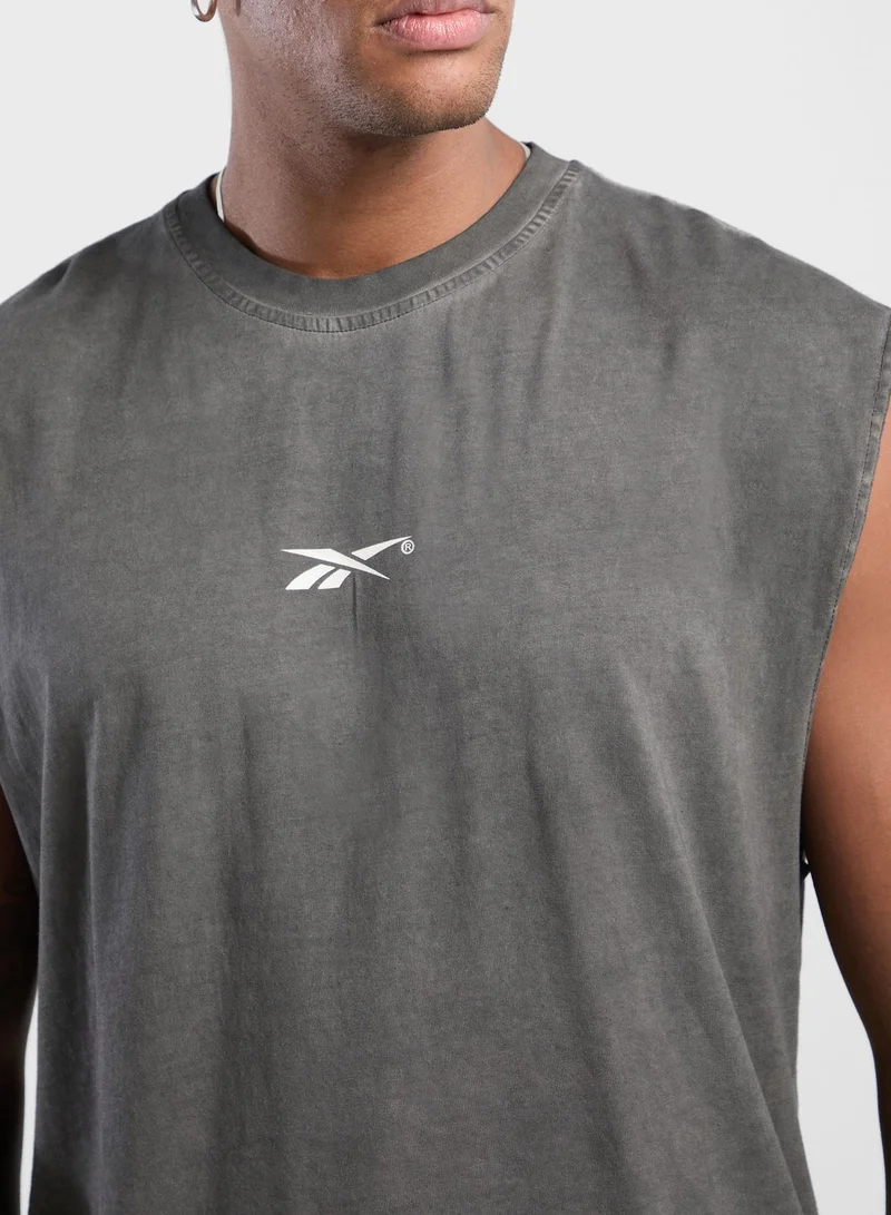 Reebok Logo Basketball Bi-Dye Tank