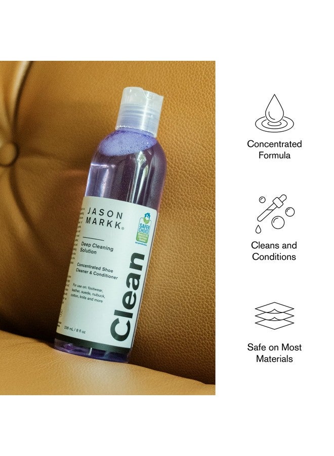 Jason Markk Jason Markk Deep Cleaning Solution, Shoe Cleaner, Cleans & Conditions, Sneaker Care, Ideal for Footwear, Safe for Leather, Suede, Nubuck, Cotton, Knits, 8oz - Image 3