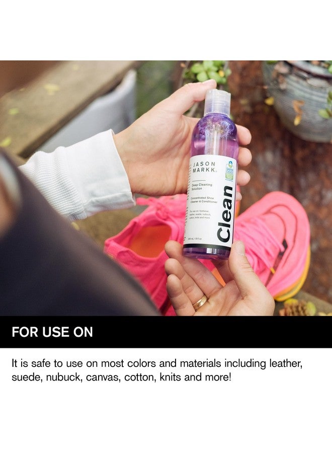 Jason Markk Jason Markk Deep Cleaning Solution, Shoe Cleaner, Cleans & Conditions, Sneaker Care, Ideal for Footwear, Safe for Leather, Suede, Nubuck, Cotton, Knits, 8oz - Image 5