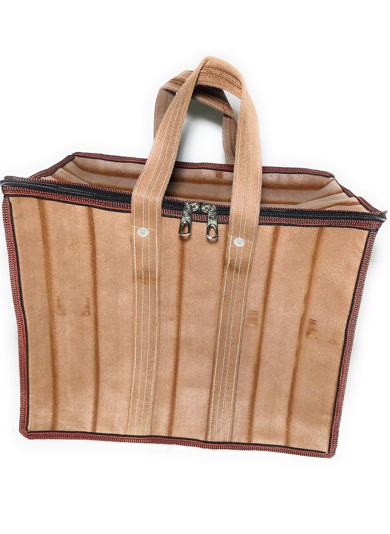 Rekha bag house Rekha bag house Multi Purpose Heavy Duty 50L Jumbo Toys Storage Bag Stationery Paper Blankets Laundry Storage Bag Moisture Proof with Round Zip and Carry Handle x Large  - Image 1