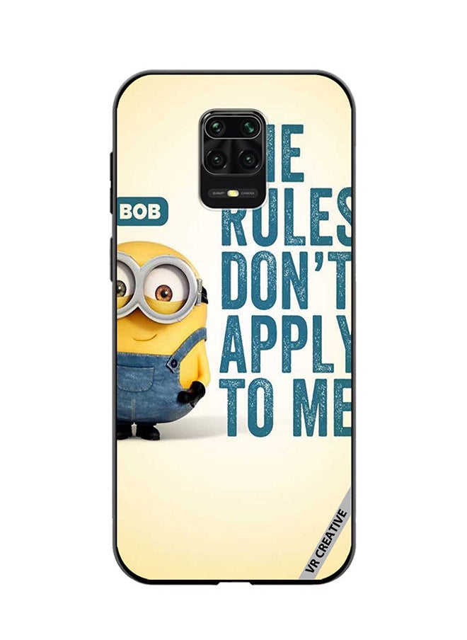 VR CREATIVE - Protective Case Cover For Xiaomi Mi Note 10 Lite 5G The Rules Don't Apply For Me Design Multicolour - Image 1