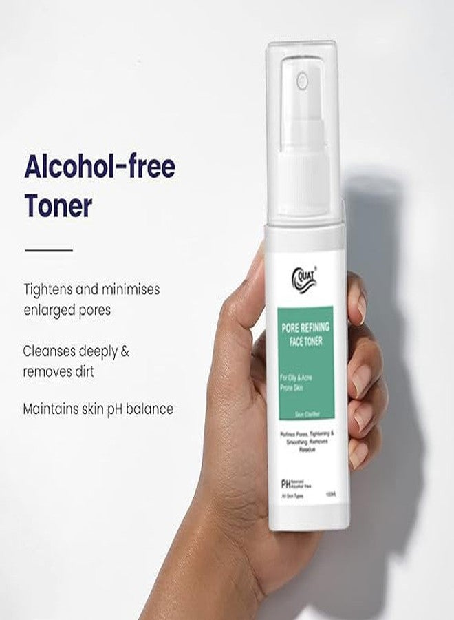 Quat Pore Refining face Toner | For Oily & Acne Prone Skin | Skin Clarifier | All Skin Types | 100 ml - Image 1
