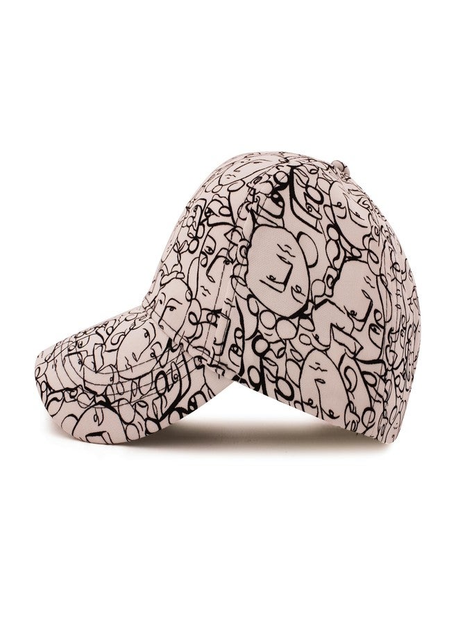 VRITRAZ Stylish Sun Protection Baseball Caps for Mens and Boys, Summer caps, Sports caps for Mens with Adustable Strap (WhiteBlack) - Image 4