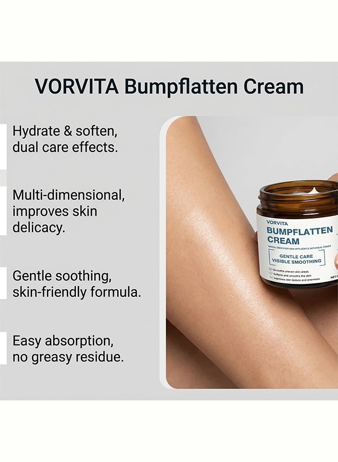 VORVITA كريم ترطيب للبشرة - ناعم، دقيق، مغذٍ، لطيف لتنظيف جلد الجسم، يقلل العيوب، كريم عناية مرطب، 50 جم - Image 5
