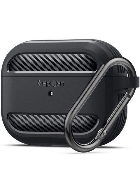 Rugged Armor Cover Case for Apple Airpods Pro Charcoal Gray