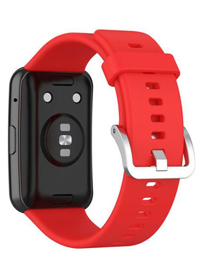 نيبمينينت سوار معصم مخصص لساعة هواوي فيت أحمر - Image 5