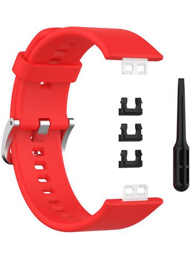 نيبمينينت سوار معصم مخصص لساعة هواوي فيت أحمر - Image 1