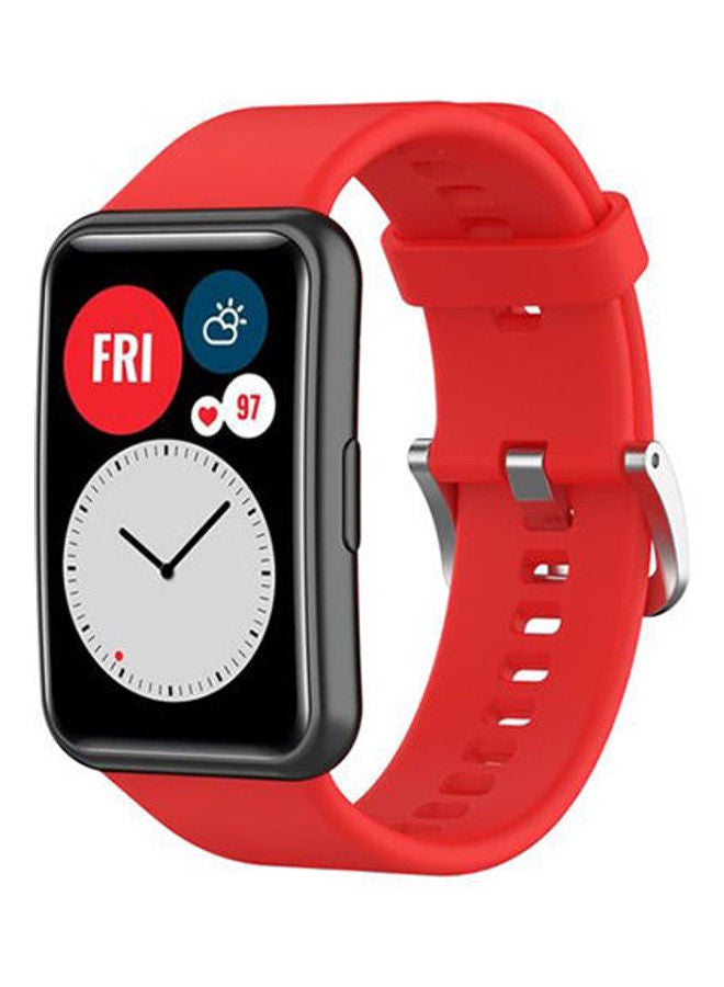 نيبمينينت سوار معصم مخصص لساعة هواوي فيت أحمر - Image 4