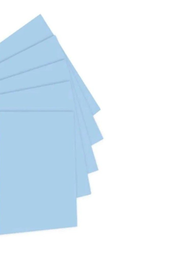 100-Piece A4 Bristol Card Binding Covers 180gsm Blue - Image 1