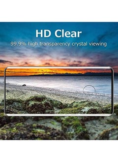 ماركة غير محددة Original Liquid Glue 5D Tempered Glass Screen Protector for Samsung Galaxy S20 Plus – Full Screen Curved Glass, UV Adhesive, Anti-Reflective, Explosion-Proof, Black  - Image 5