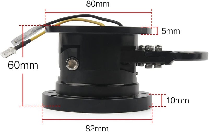 Wivplex Red Steering Wheel Quick Release Hub Kit - Image 2
