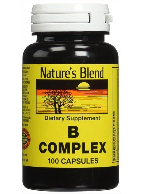 Natures Blend Nature's Blend B Complex Capsules, 100 Caps