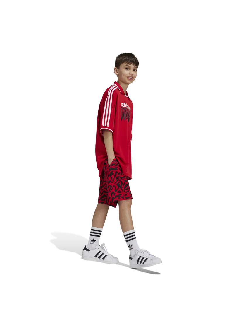 Adidas adidas FOOTBALL TEE Red Originals Kids T-SHIRTS