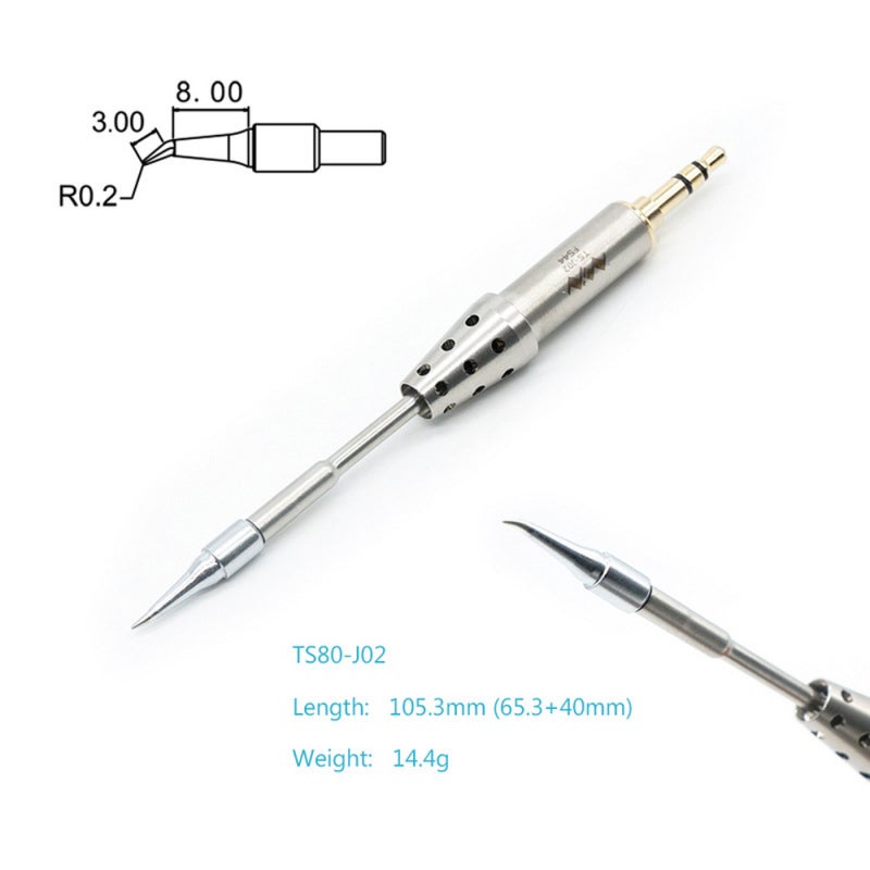 Miniware Digital Soldering Iron Bit Accessoty Internally Heated Type Welding Tips Easy Installation Replacement Heads 5 Types Optional - Image 3