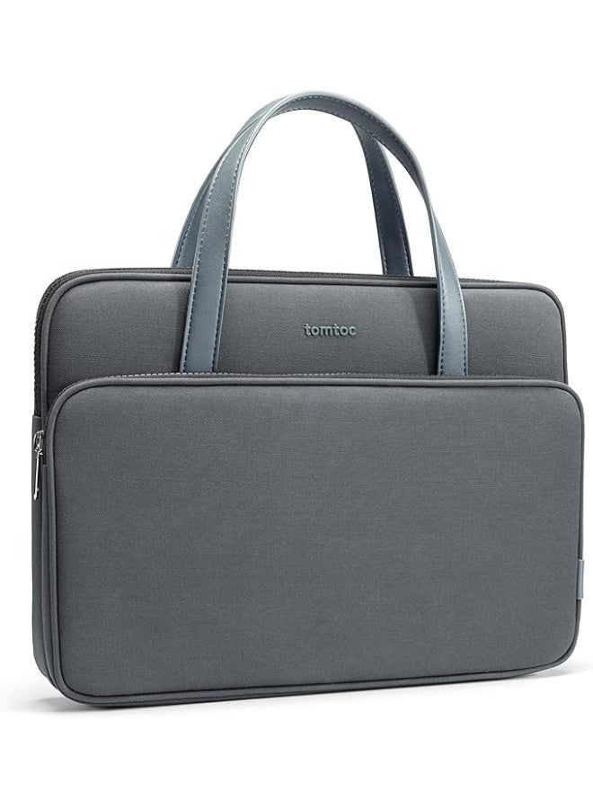 Tomtoc Versatile-A11 Laptop Handbag for 13.5-14 Inch Devices – Water-Resistant Slim Briefcase Sleeve with Organized Storage, Shoulder Strap & Soft Padding Eco-Friendly Laptop Bag - Image 1