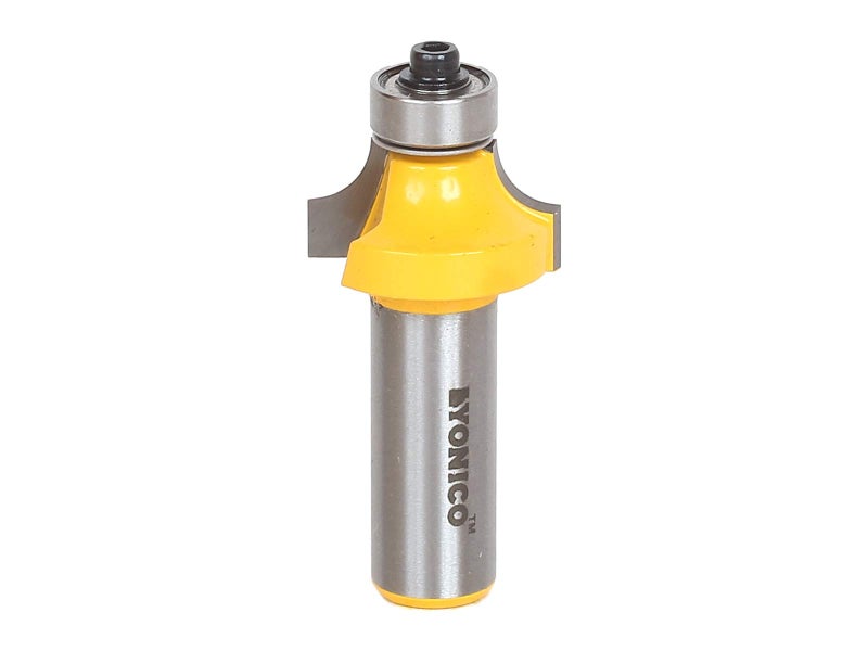 YONICO 13162 1/4-Inch Radius Round Over Edge Forming Router Bit 1/2-Inch Shank - Image 1