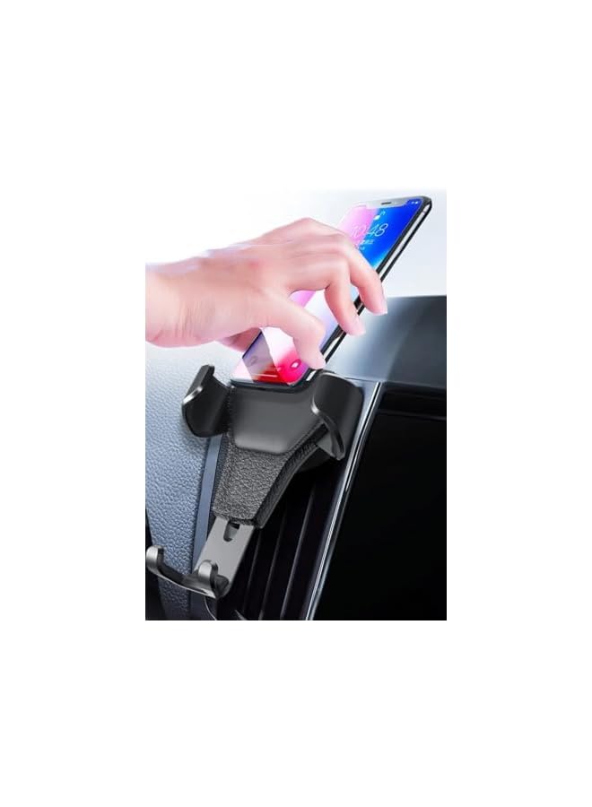 S-TOP Universal Car Phone Holder, Gravity Lock Mount, Dashboard and Air Vent Compatible, Adjustable 9.5cm Width - Image 5