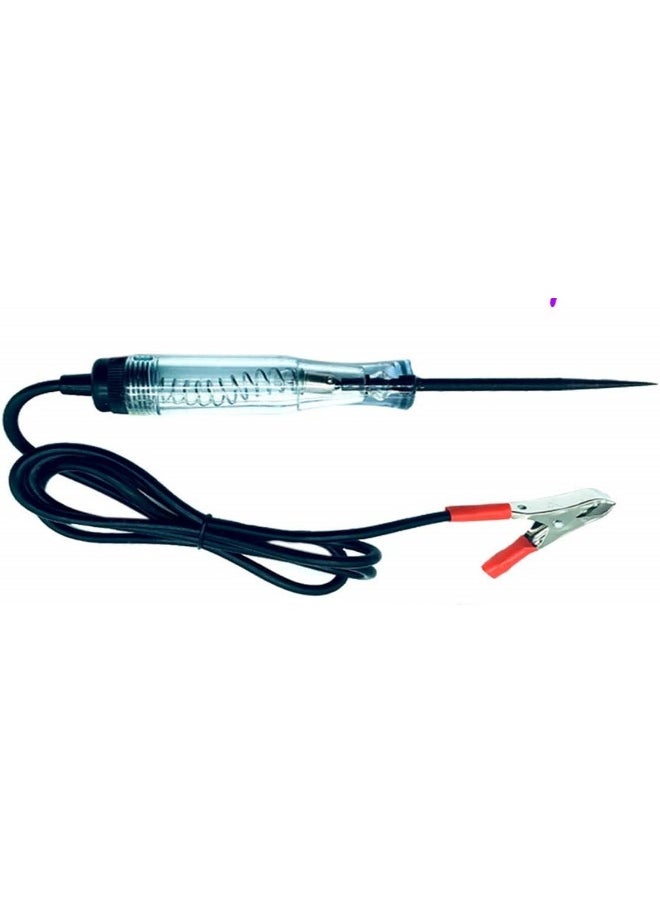 melfi Portable Voltage Circuit Tester Pen 6-12V-24V -Test Light Indicator with Sharp Carbon Probe for Car, Vehicle etc  - Image 1