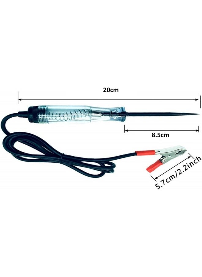 melfi Portable Voltage Circuit Tester Pen 6-12V-24V -Test Light Indicator with Sharp Carbon Probe for Car, Vehicle etc  - Image 2