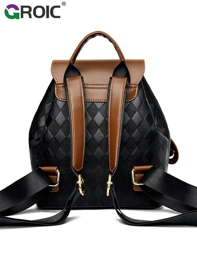 GROIC Women Fashion Backpack Purse,Backpack for Women,Multi Pockets Anti-Theft Rucksack Travel,Mini Bag for Daily College Shopping - Image 3