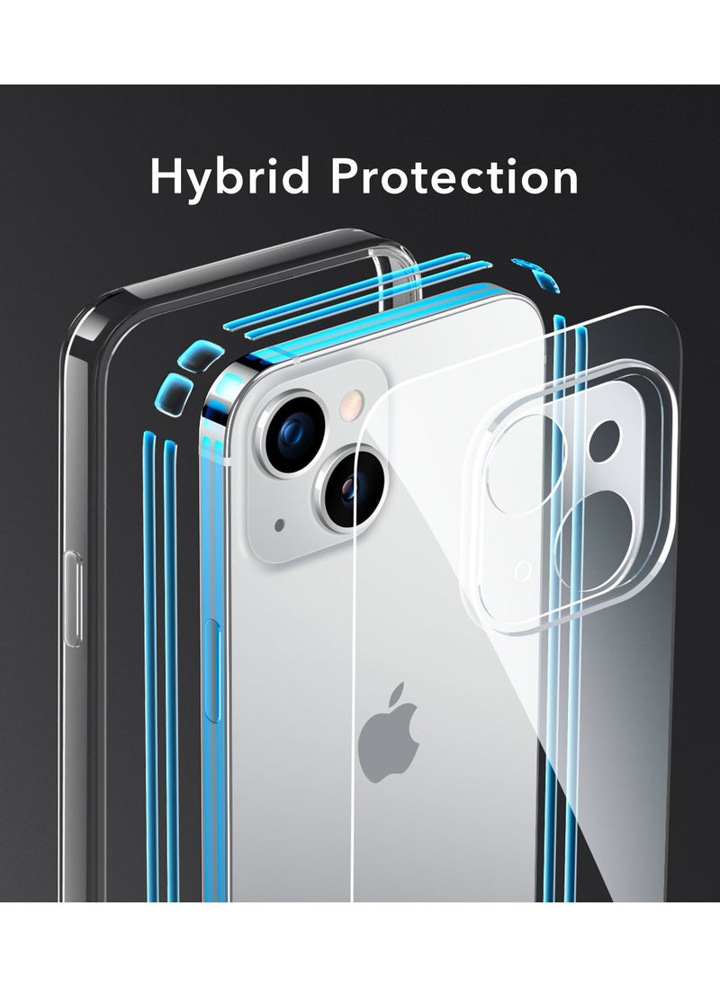 esrgear ESR for iPhone 13 Case/iPhone 14 Case, Military-Grade Protection, Shockproof Air-Guard Corners, Yellowing-Resistant Acrylic Back, Phone Case for iPhone 14/iPhone 13, Air Armor Case, Clear  - Image 4