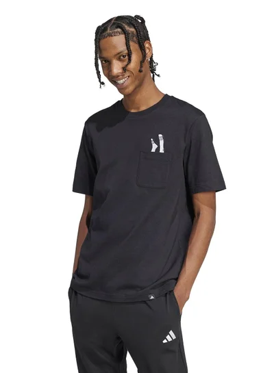 Adidas adidas M L Slide Pkt T Black Not Sports Specific T-Shirts