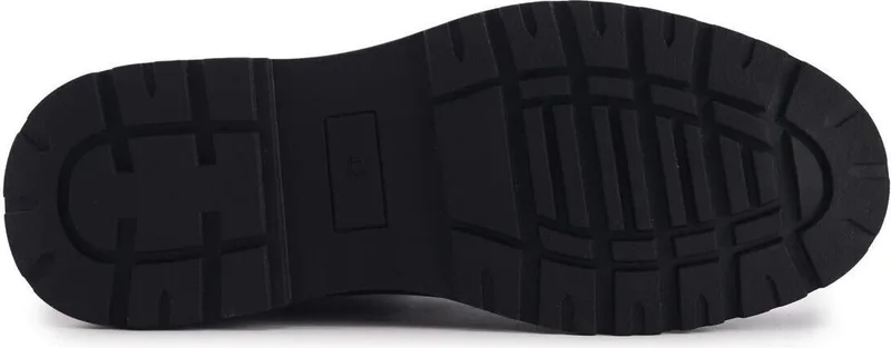 لامبرجاك INT1121K138-KRK 3pr Men's Leather Boots 101478964-BLACK 44 - Black-Grey