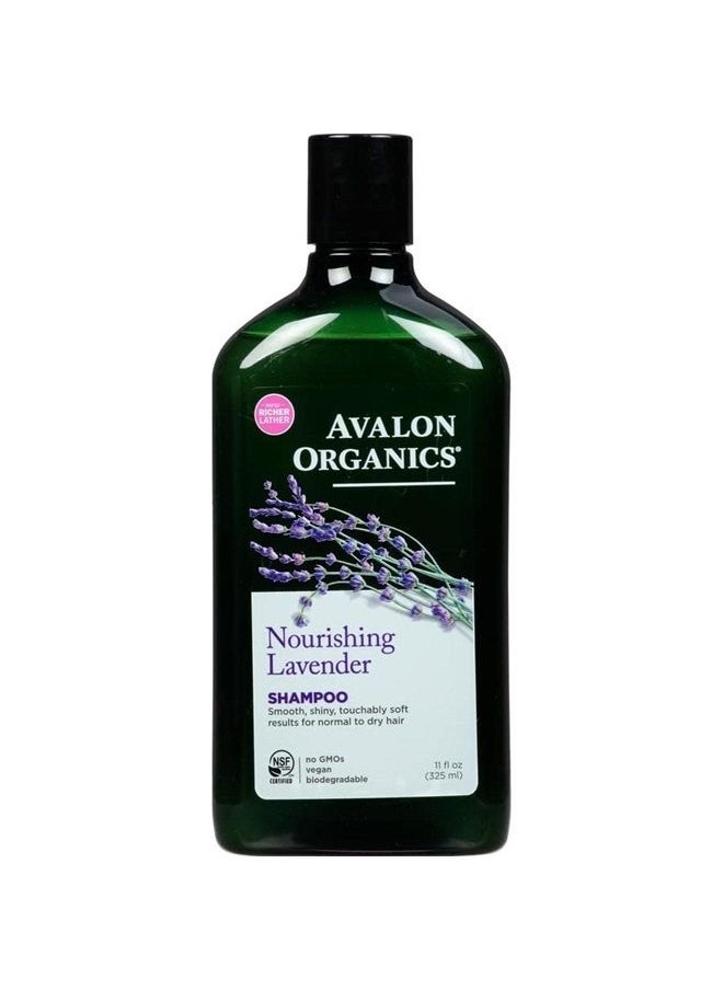 Avalon Organics Shampoo, Nourishing Lavender, 11 Oz  - Image 1