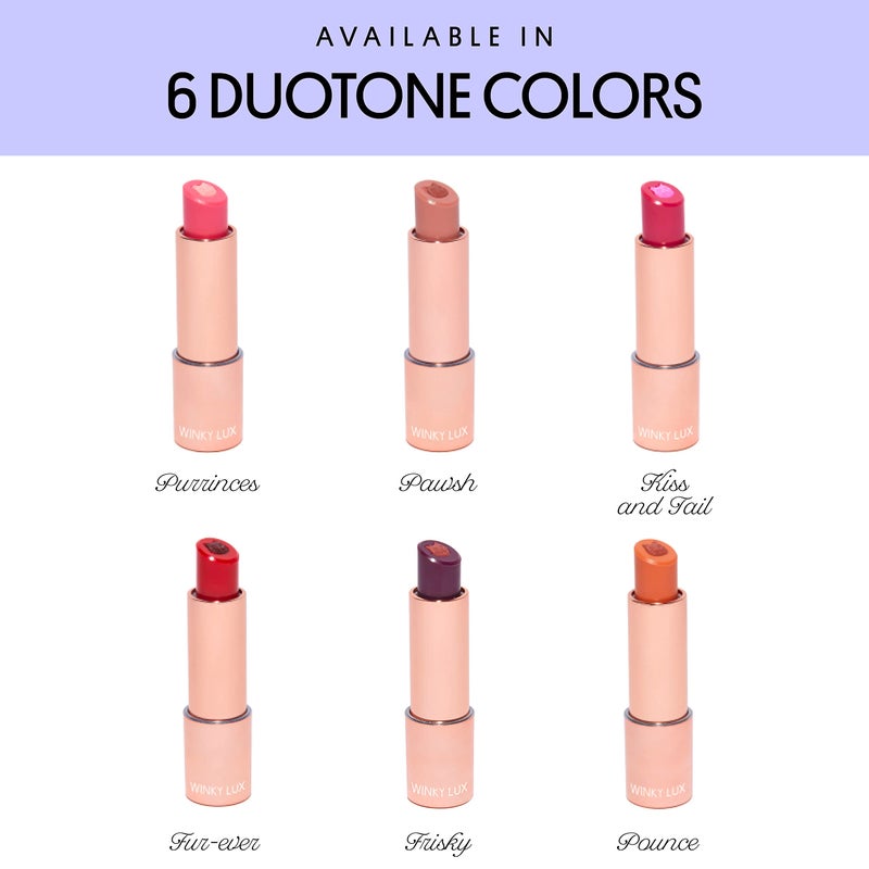 Winky Lux Purrfect Pout - Semi Sheer Creamy Lipstick With Jojoba Oil and Vitamin E, Subtle Nude Natural Pawsh - Image 5