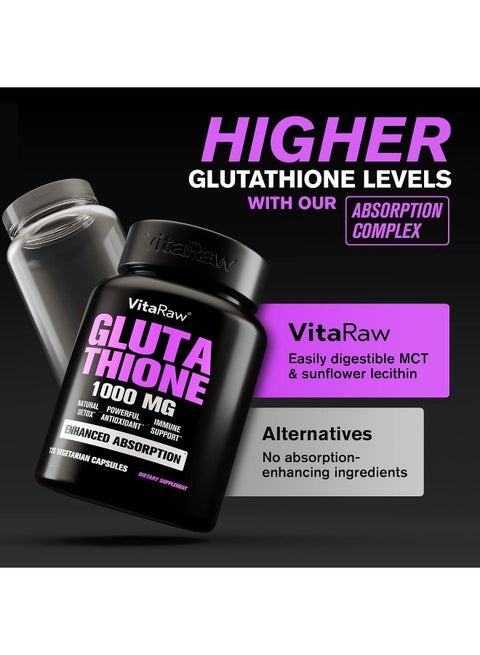vitaraw glutathione Jarrow Formulas Glutathione Reduced -- 500 mg - 60 Veggie Capsules