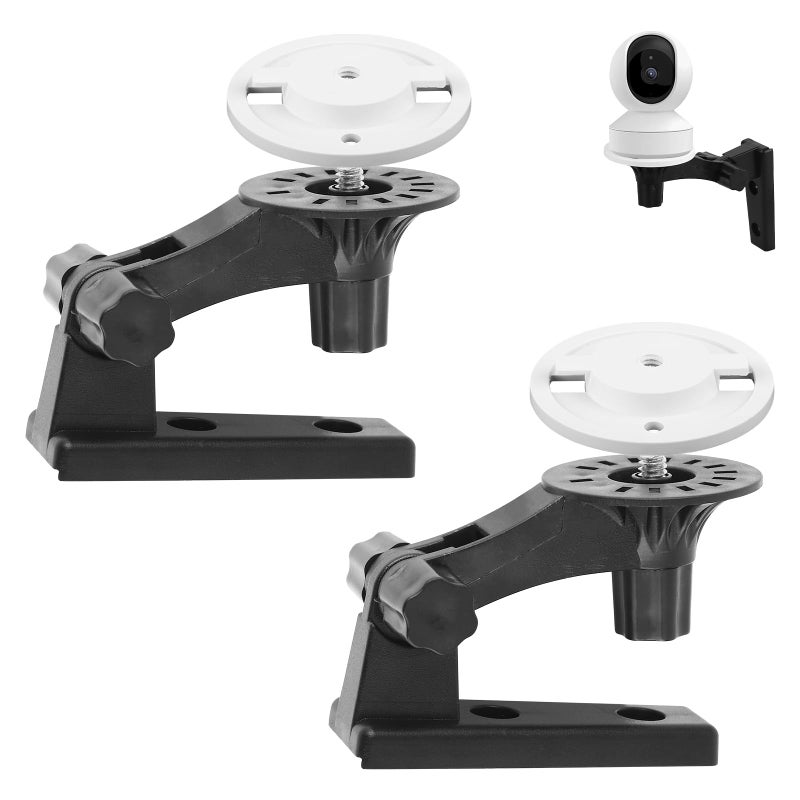 XIHIRCD 2pcs Camera Wall Mount Compatible with Mercury TPLINK, Adjustable Ceiling Camera Mount Indoor & Outdoor Security Mounting Camera Wall Bracket for Reolink E1 / E1 Pro - Image 1