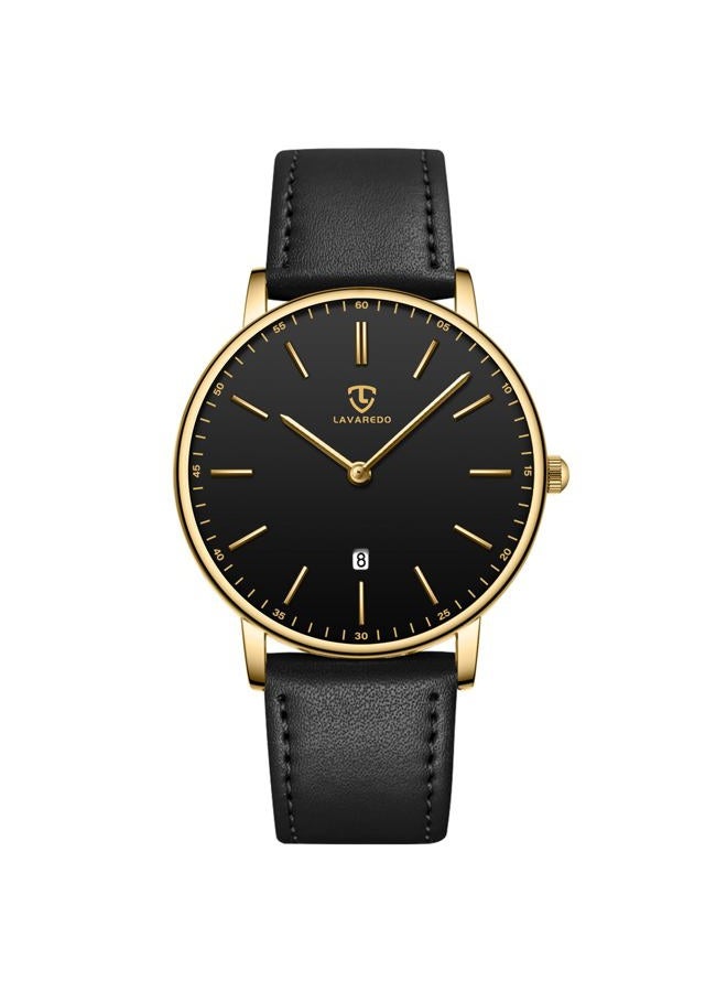 BEN NEVIS Watch, Mens Watch, Minimalist Fashion Simple Wrist Watch Analog Date with Leather Strap - Image 2