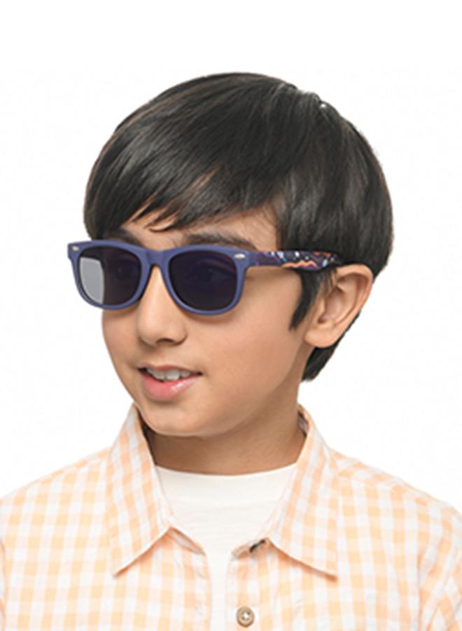 هوبر نظارات شمسية للأطفال هوبر من لينسكارت مستكشفو الفضاء إطار مربع عصري للحماية من الأشعة فوق البنفسجية والاستقطاب للأولاد والبنات - سنة - Image 3
