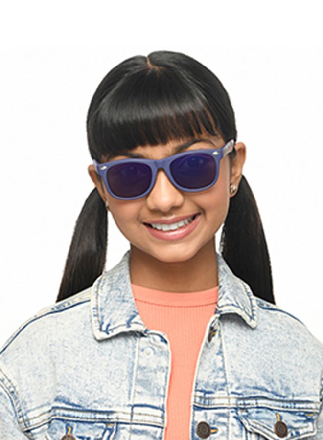 هوبر نظارات شمسية للأطفال هوبر من لينسكارت مستكشفو الفضاء إطار مربع عصري للحماية من الأشعة فوق البنفسجية والاستقطاب للأولاد والبنات - سنة - Image 4