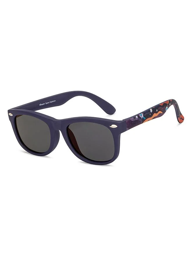 هوبر Hooper By Lenskart Space Explorers Collection Full Rim Square Latest And Stylish Kids Sunglasses Polarized And 100% UV Protected For Boys & Girls (Age 8-12 yrs) HP S16593L
