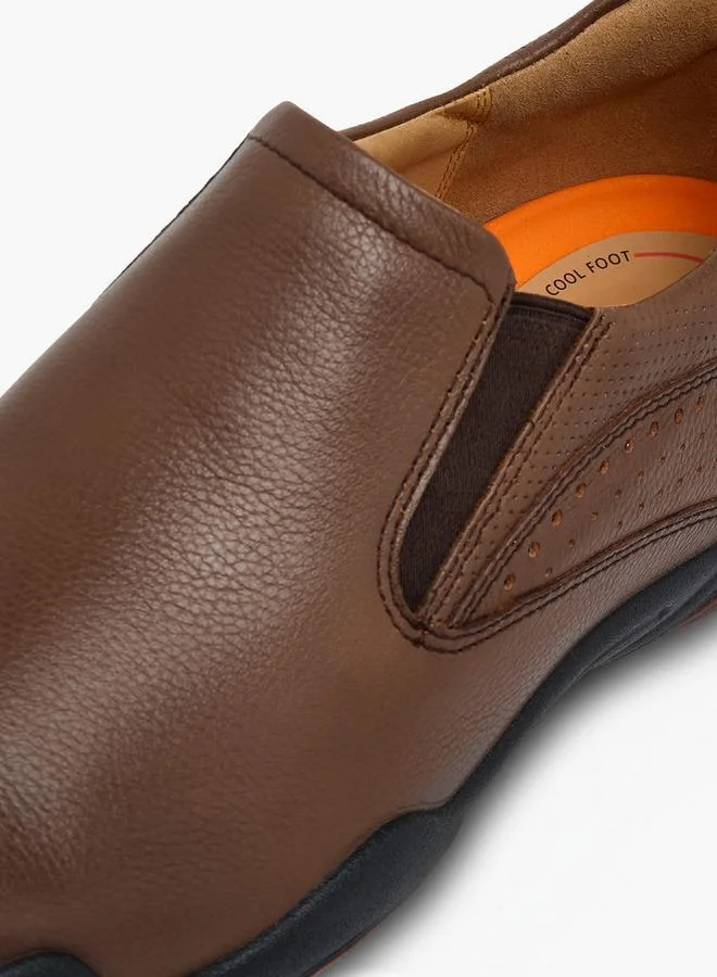 Le Confort BROWN Men Leather Slip-On Loafers for Men | Best Price UAE