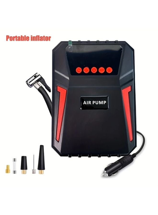 Multifunctional Portable Car Tire Inflator Air Pump For Cars Bikes Motorcycles - Image 1