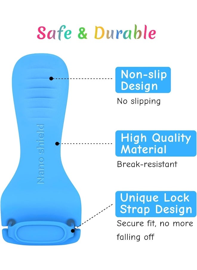 Nano shield Buckle Release Tool, Easy Unbuckle Opener Aid for Kids, Seniors, and Long Nails, Ideal for School Drop-Offs and Travel, Easily Unlocks, Durable & Easy to Use, 1Pack Blue & 1Pack Pink