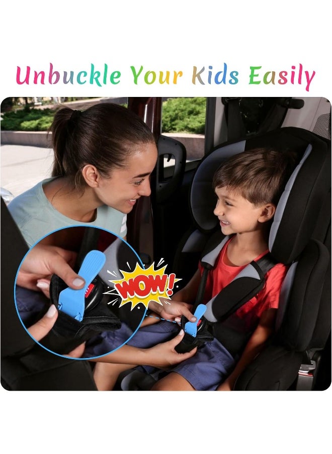Nano shield Buckle Release Tool, Easy Unbuckle Opener Aid for Kids, Seniors, and Long Nails, Ideal for School Drop-Offs and Travel, Easily Unlocks, Durable & Easy to Use, 1Pack Blue & 1Pack Pink