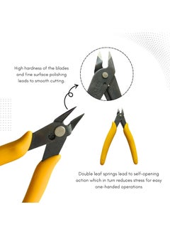 Inditrust Inditrust Mini Diagonal Nipper Wire Cutter Plier for WirePlastic Cable Cutting Jewellery Making Repair Electronic Watchmaking Hobby Crafts 130mm  - Image 5