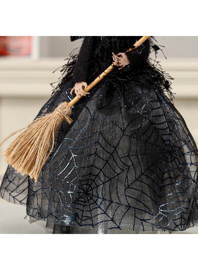 Dual New Halloween Decorations Ghost Festival Witch Doll Tree Top Star Desktop Decoration Doll Ornaments - Image 4