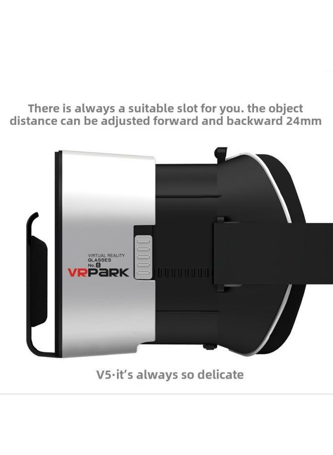 VRPARK Glasses Five Generation 3D Smart Panoramic BOX Glasses Virtual Reality VR Glasses-Color:Black - Image 4