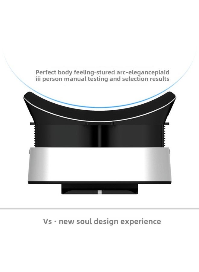 VRPARK Glasses Five Generation 3D Smart Panoramic BOX Glasses Virtual Reality VR Glasses-Color:Black - Image 3