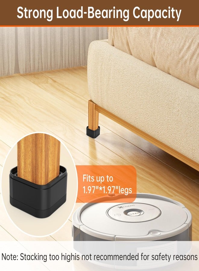 appacare 20 Pack Furniture Risers Adjustable Bed Risers Desk Leg Risers 1.38",Bed Lifts Risers Square Bed Raising Blocks for Table/Desk/Couch/Chair/Sofa/Bed/Cabinet - Image 4