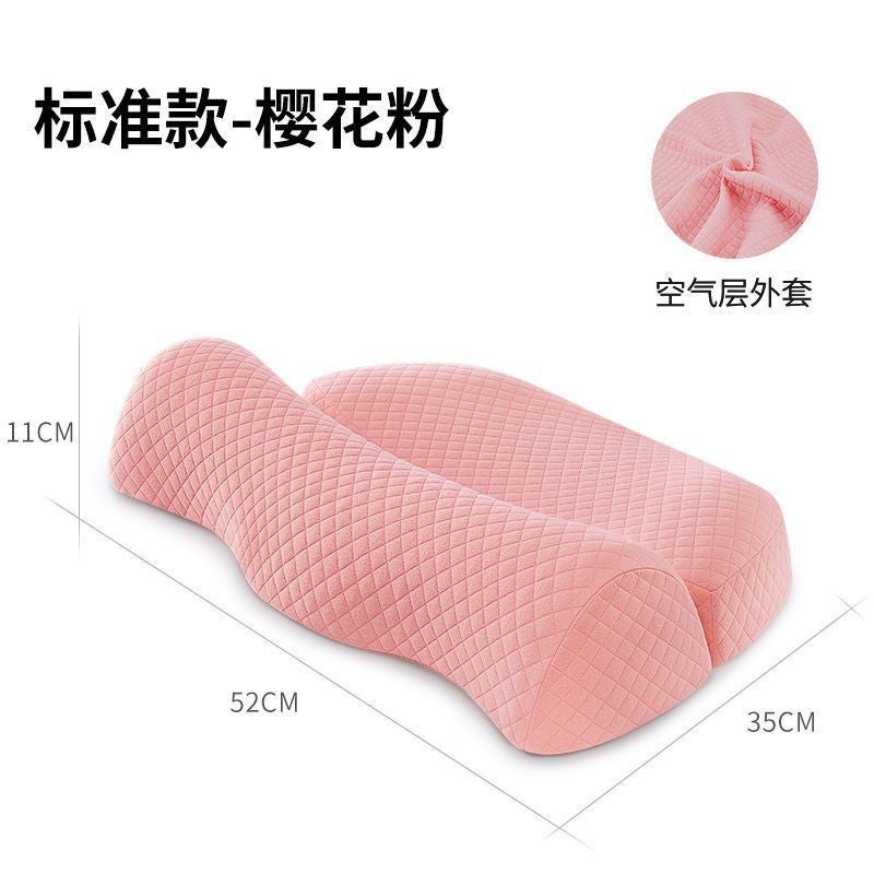 Traction Pillow, Slow Rebound Memory Pillow, Ice Silk Pillowcase, Sleep Aid Pillow Core, Anti-Traction Neck Pillow, Memory Foam Pillow - Image 1