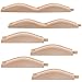 Youdaju 4PCS Wooden Train Track Expansion Packs Rollings Hills Ascending Track Pieces Bridge Pier Railway Accessories Compatible with Most Toy Train Railroads - Image 2