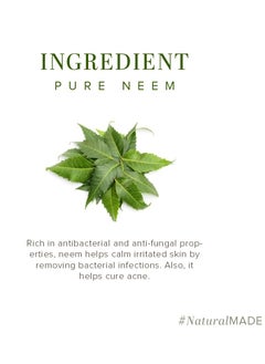 Khadi Natural Khadi Natural Pure Neem Soap Herbal Bathing for Acne Natural Soap with Essential Oils Pack of 3  - Image 2